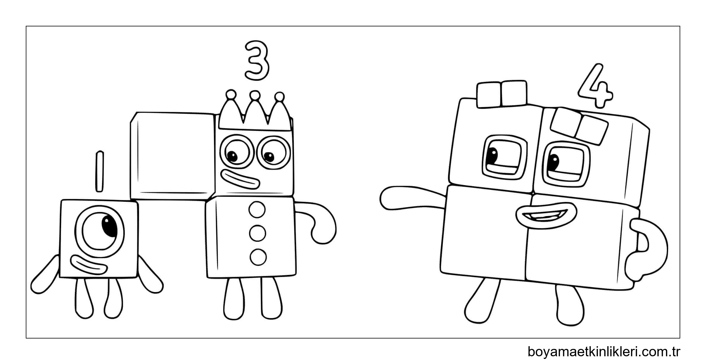 Sayısal Bloklar 1, 3 ve 4