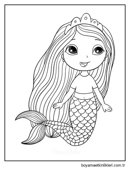 Sevimli Deniz Kızı