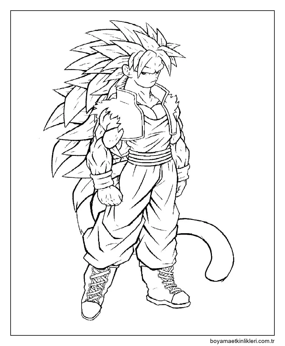 Son Goku'nun çizimi