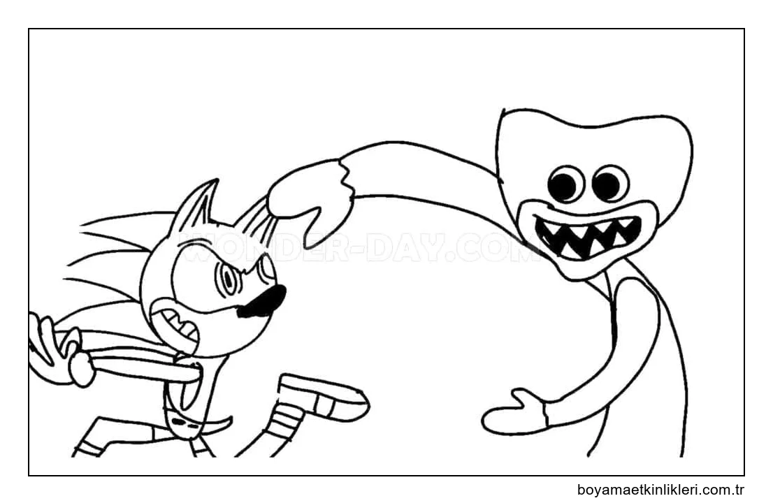 Sonic ve Huggy Wuggy
