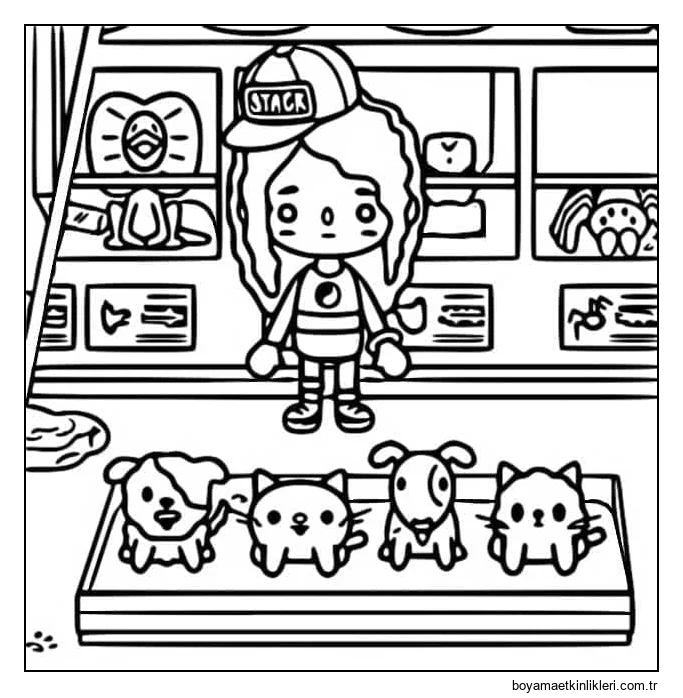 Toca Boca evcil hayvan mağazası