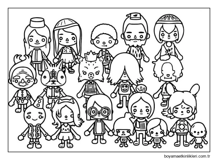 Toca Boca karakterleri