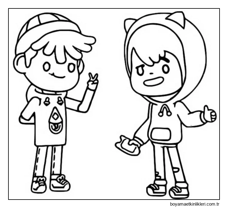 Toca Boca Leon ve Zeke