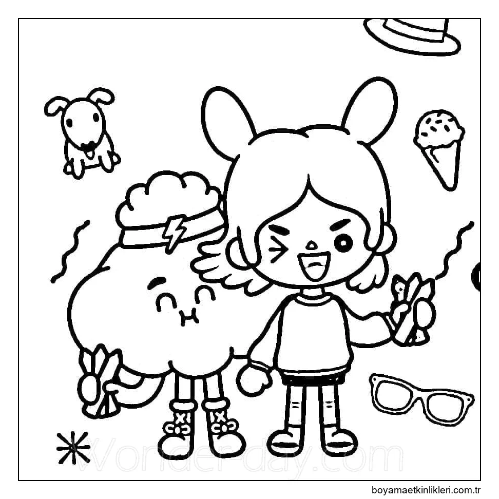 Toca Boca Rita ve Cloud