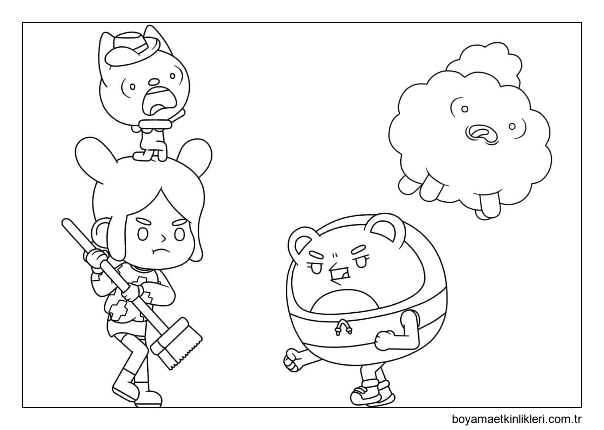 Toca Boca Yazdırılabilir