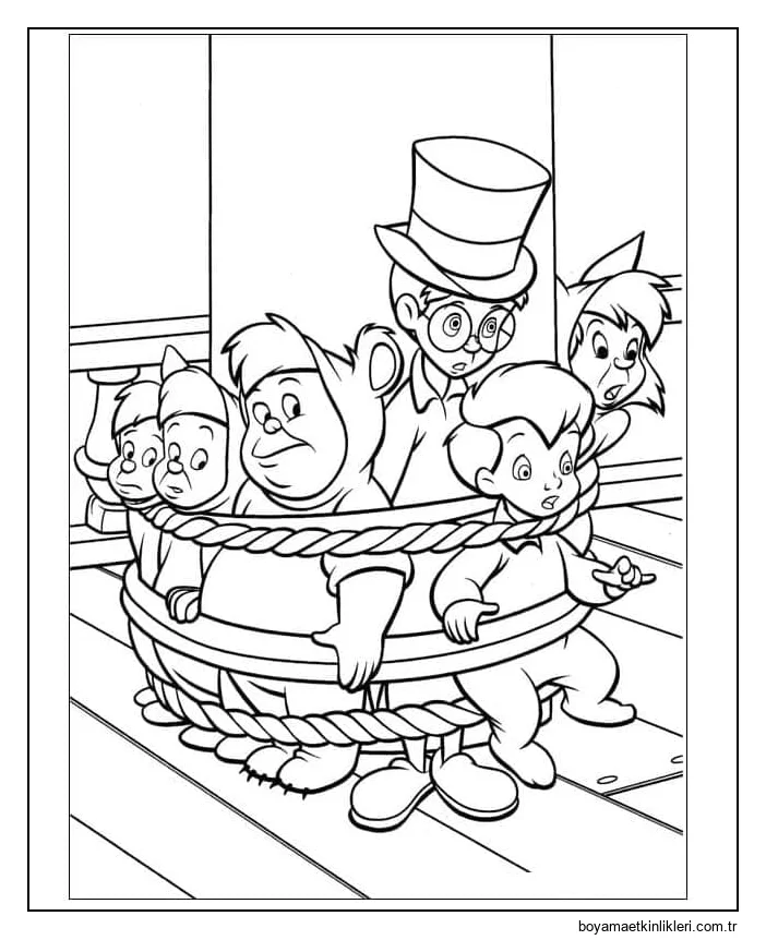 Ücretsiz Yazdırılabilir Peter Pan