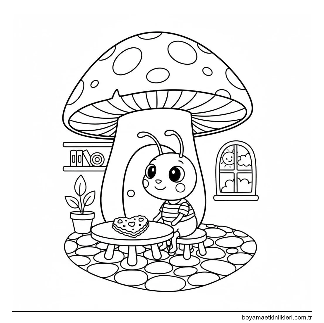 Yazdırılabilir Karınca Çizim