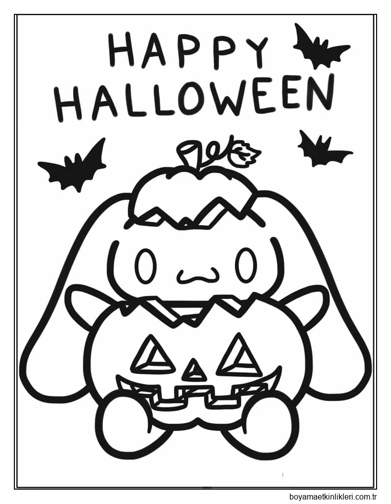 Cadılar Bayramı Cinnamoroll'u çiz