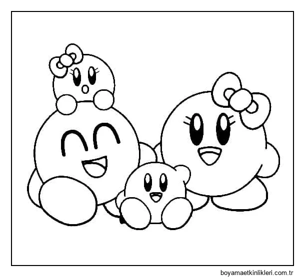 Çizmek Kirby yazdırılabilir