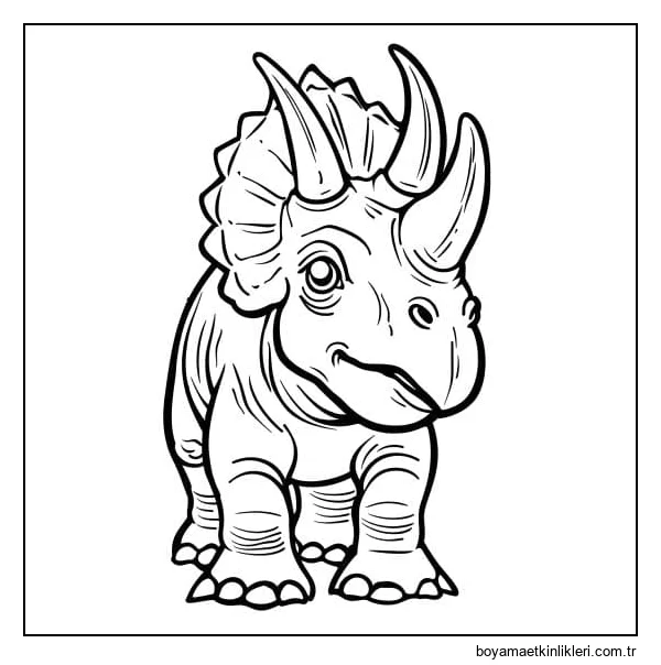 Çocuklarda Dinozor çizimi