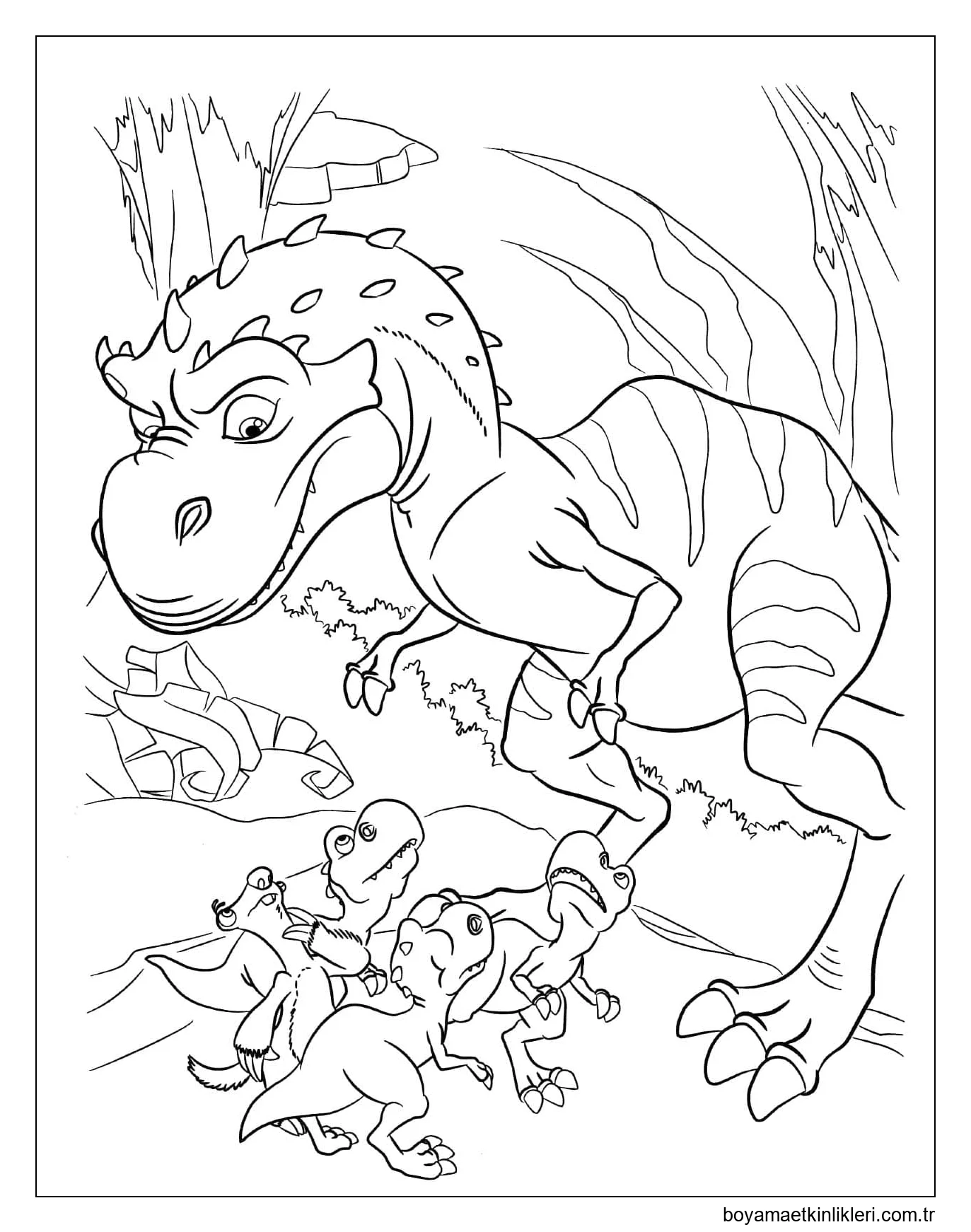 Dinozor Çizimi 2