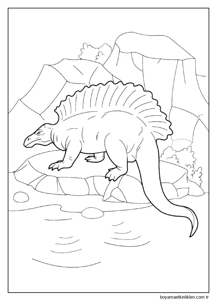 Dinozor Çizimi 4