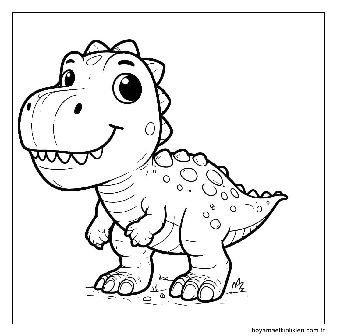 Dinozor çizimi ücretsiz yazdırılabilir