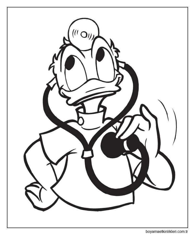 Doktor Donald Duck'ı çiz
