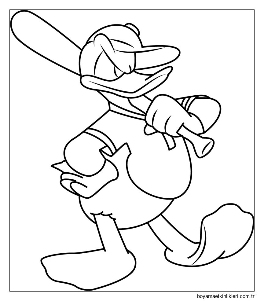 Donald Ördek Beyzbol Oynarken