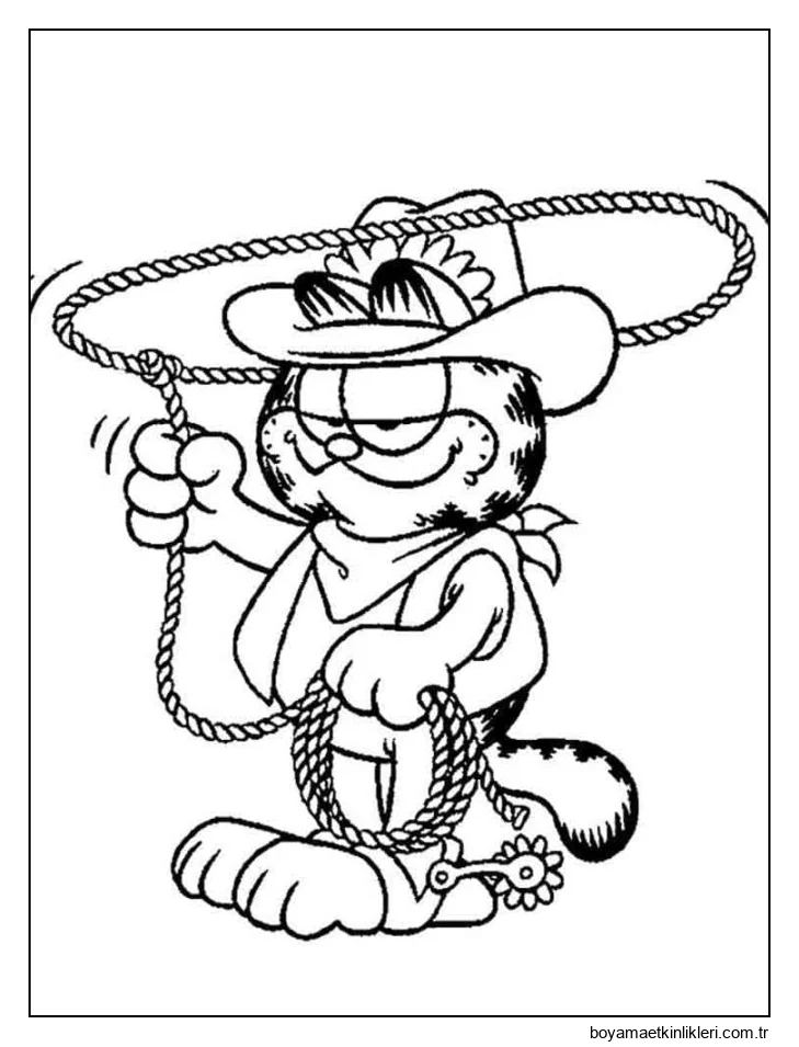 Garfield kementi döndürür