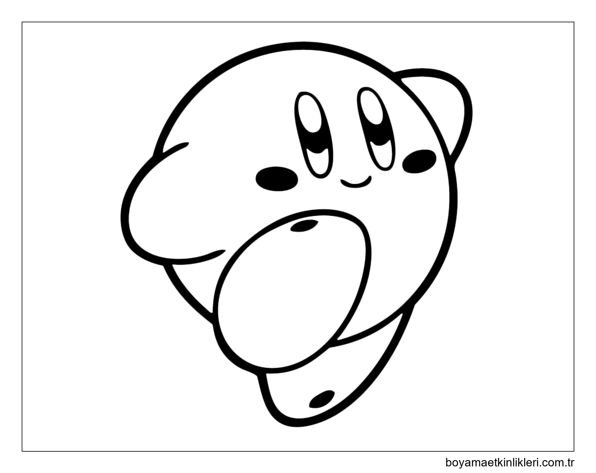 Kirby Sevimli Çizim