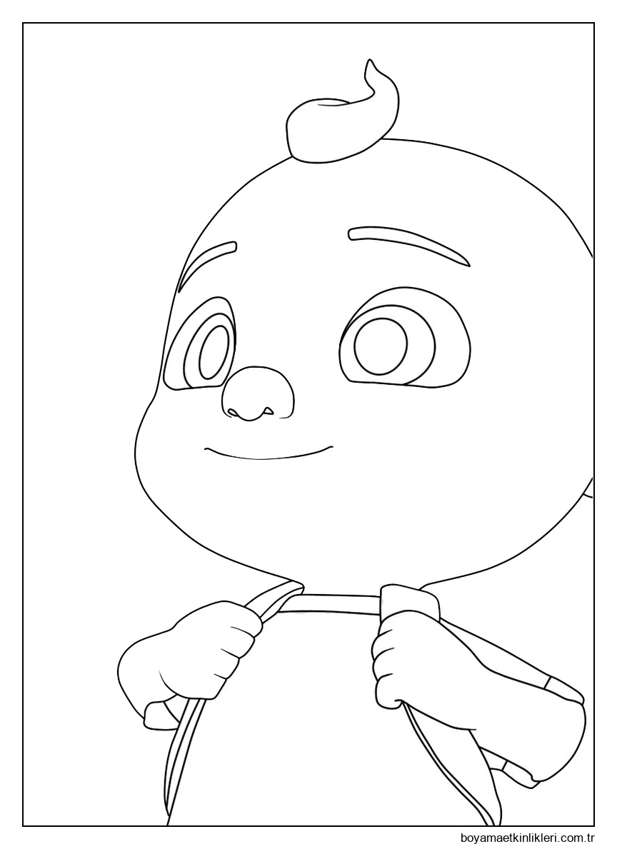 Küçük Johnny Okula Gidiyor boyama oyunu