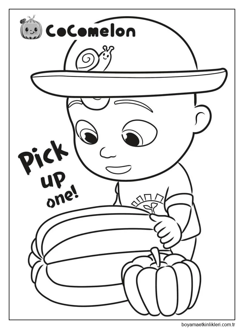 Küçük Johnny ve Kabak boyama oyunu