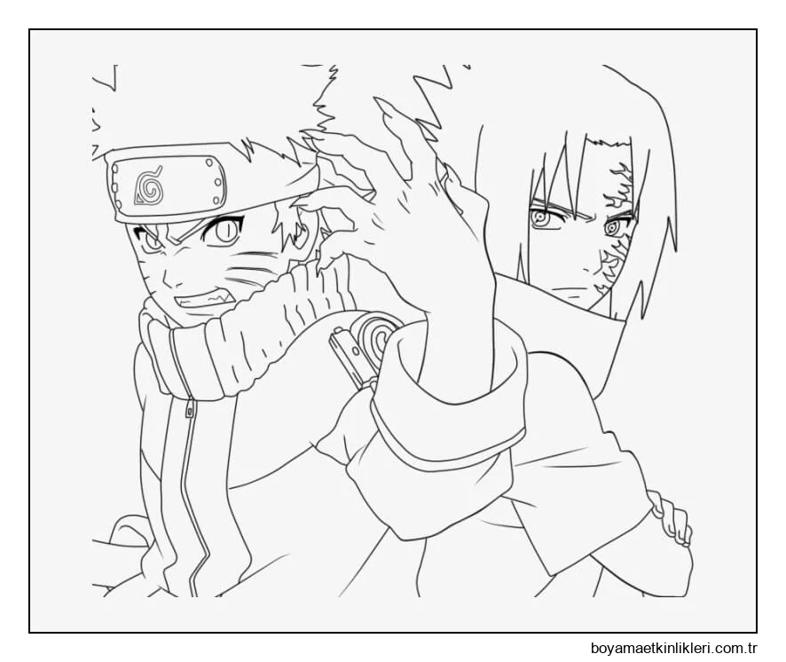 Küçük Sasuke ve Naruto