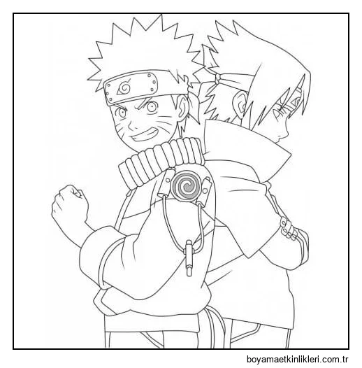 Küçük Sasuke ve Naruto Eğlencesi