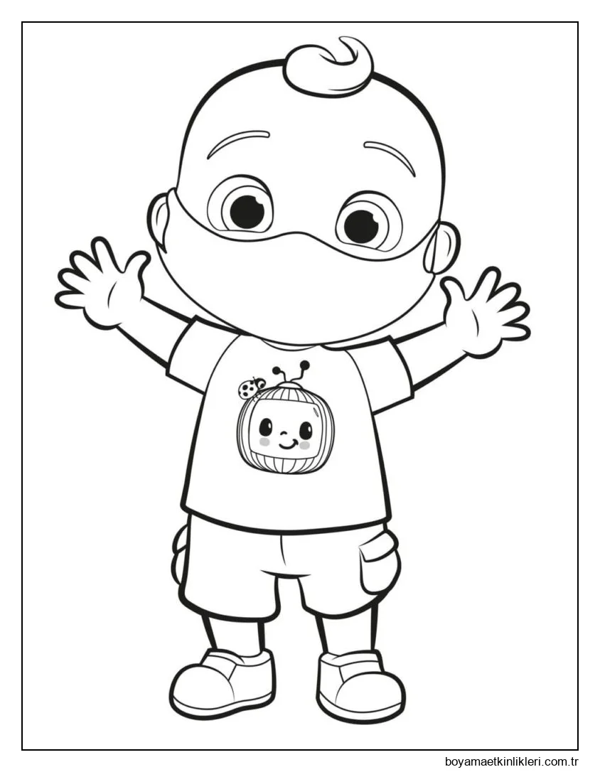 Maskeli Johnny boyama oyunu