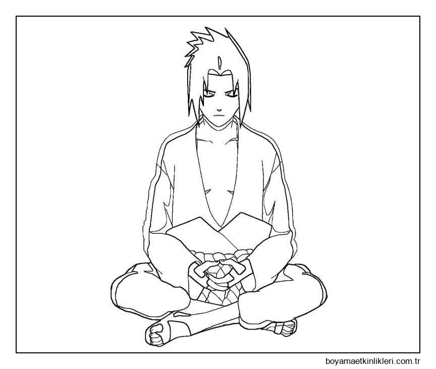 Meditasyon Yapan Sasuke