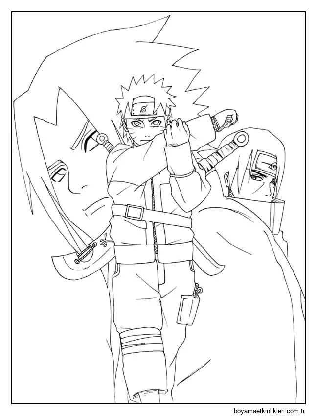 Naruto, Sasuke ve Itachi