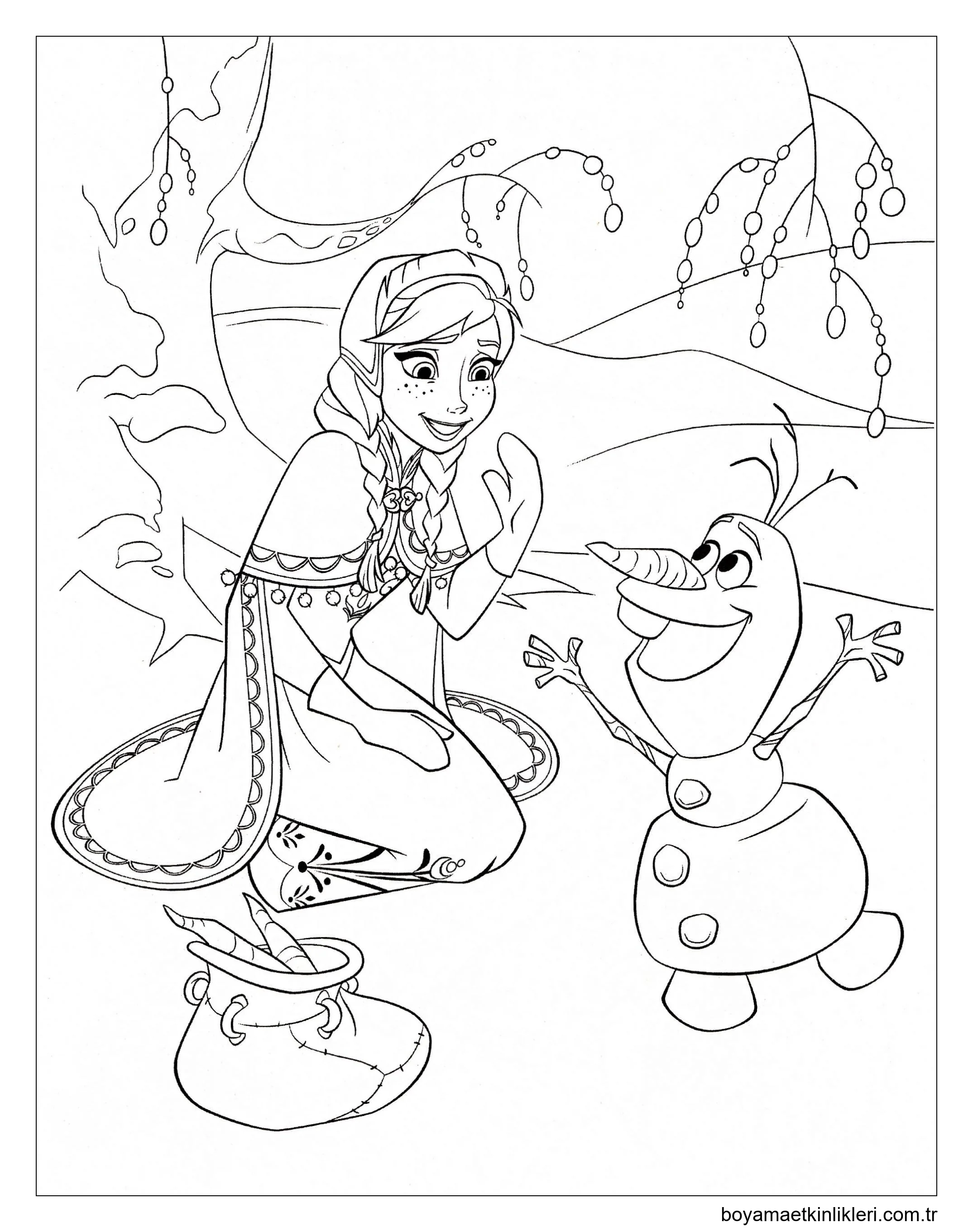 Olaf Anna ile Konuşuyor