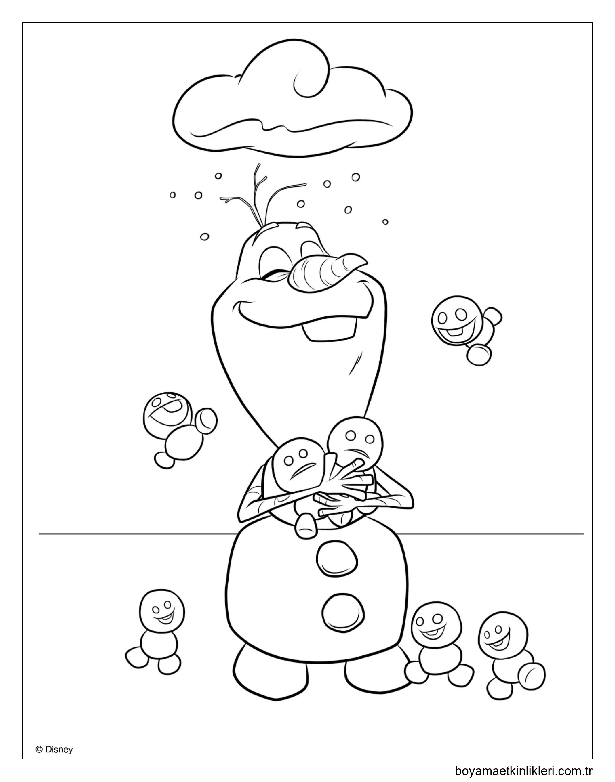 Olaf Havalı ve Karı Seviyor