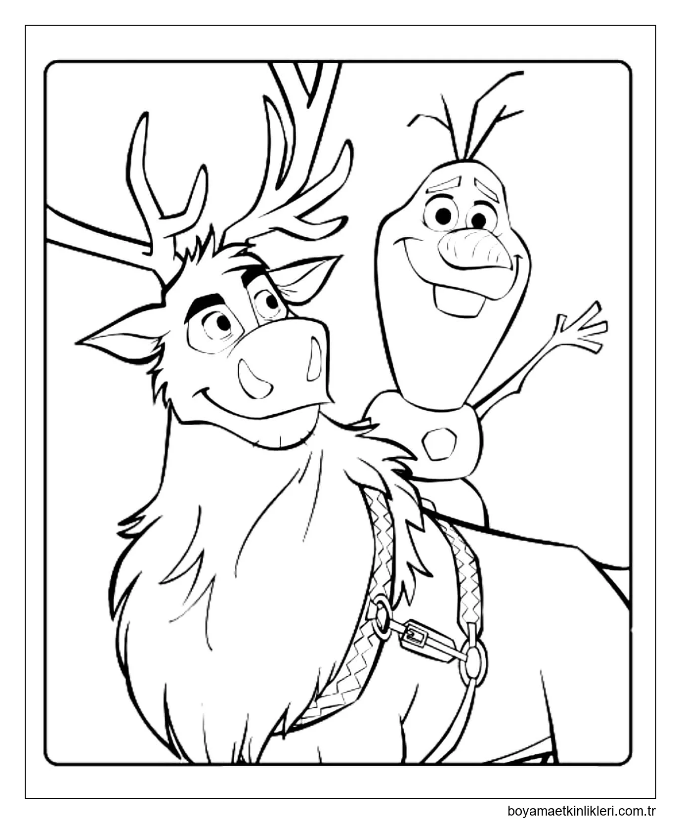 Olaf with Sven