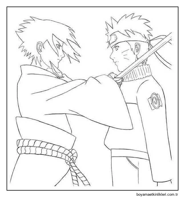 Sasuke Naruto'ya Saldırı