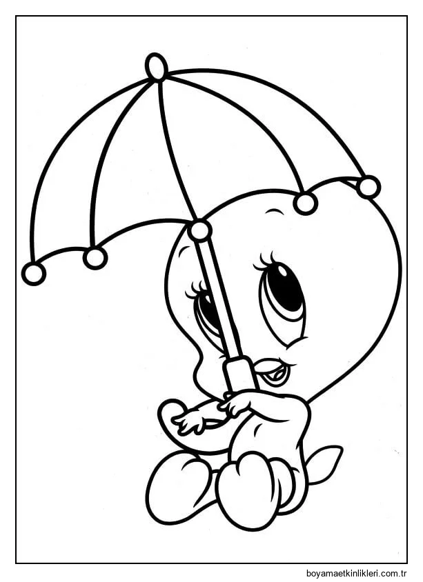 Şemsiyeli Bebek Tweety