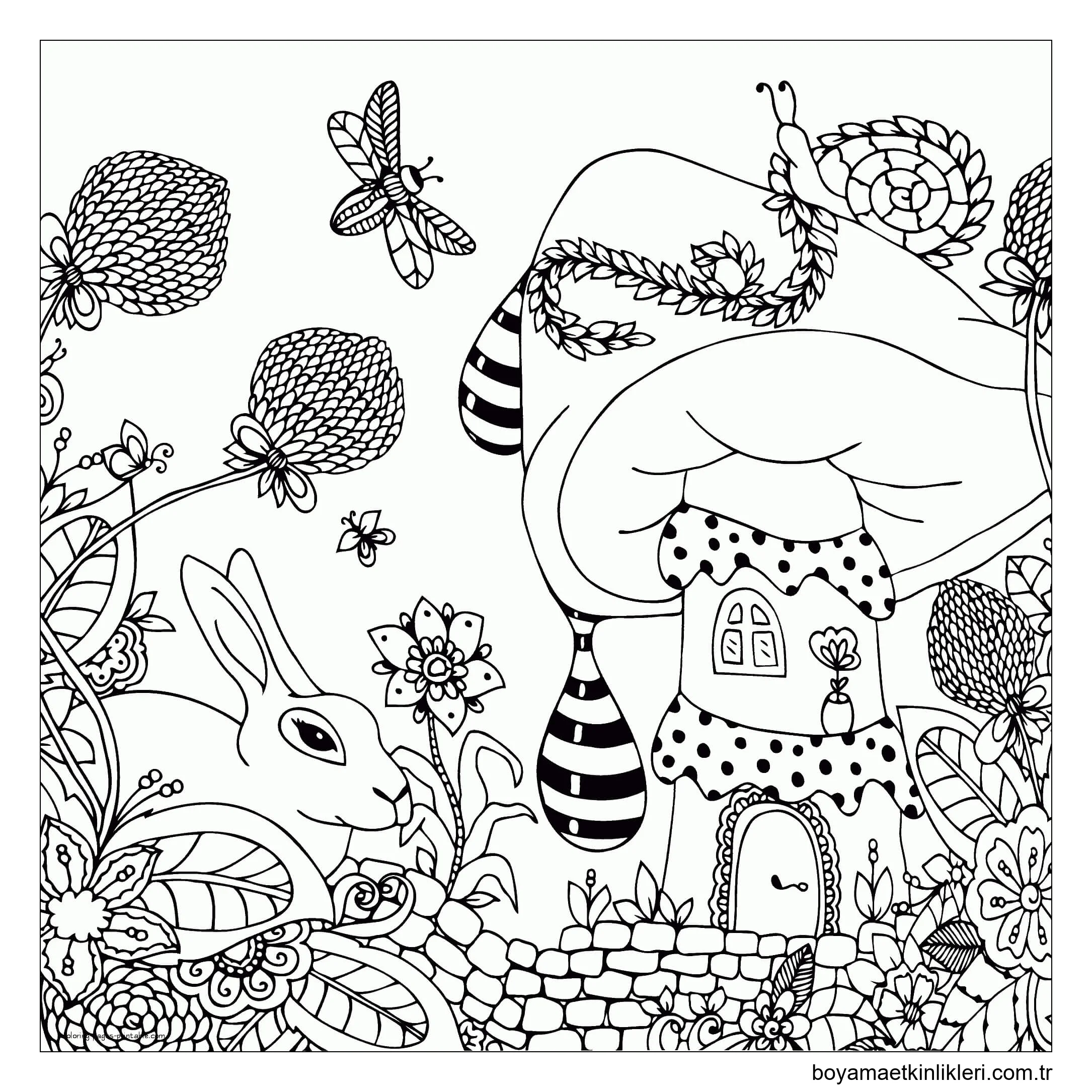 Sihirli Ormandaki Tavşan