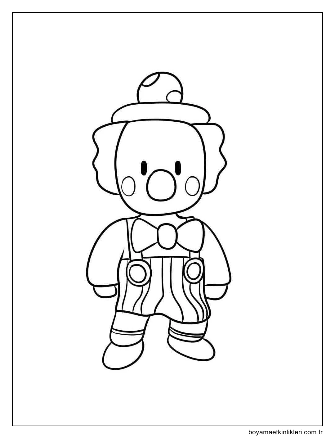 Stumble Guys Palyaço Bozo