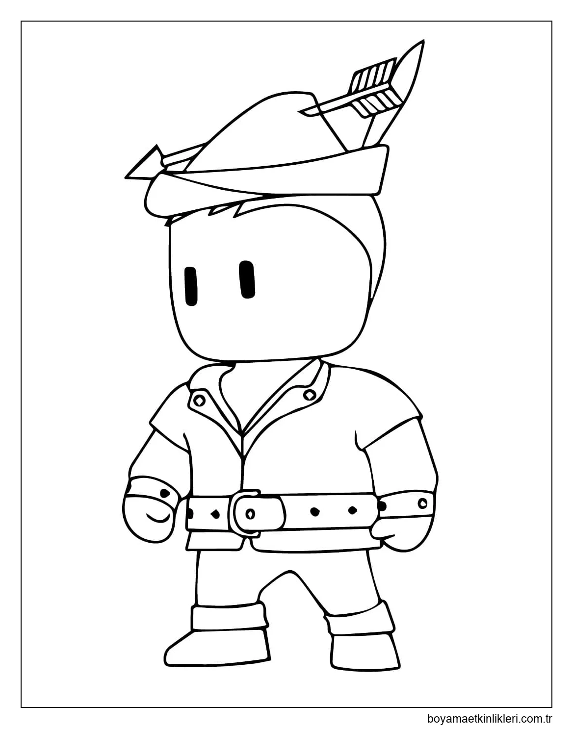 Stumble Guys Yeşil Başlık