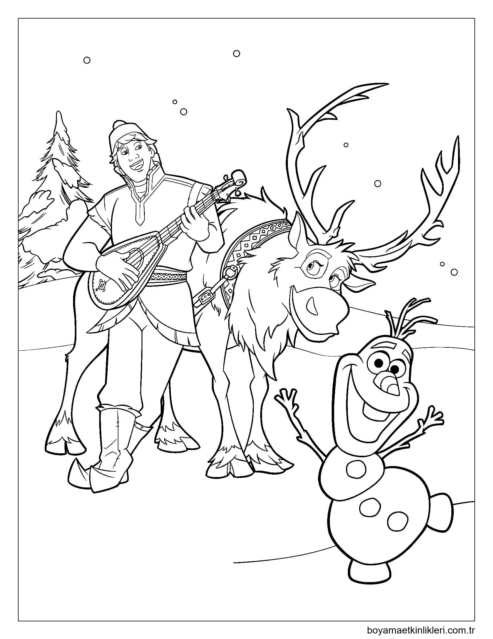 Sven, Kristoff ve Olaf