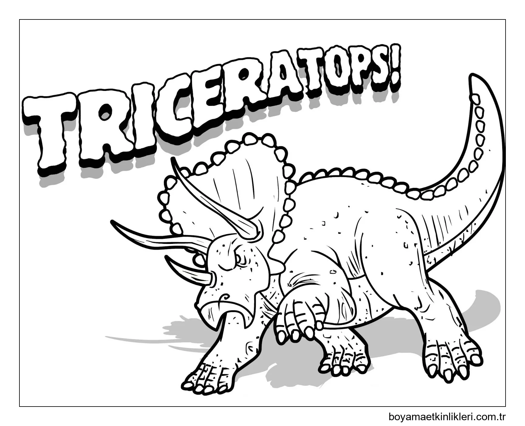 Triceratops Dinozor