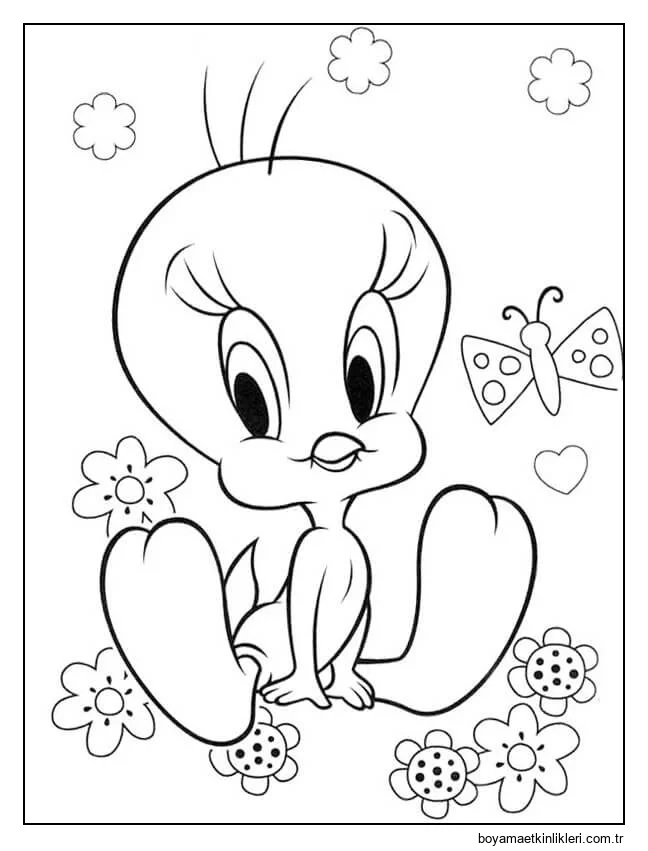 Tweety Kuş ve Kelebek