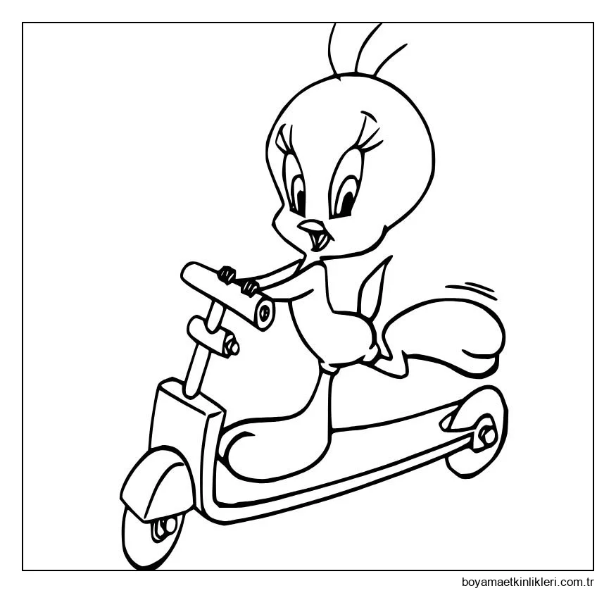 Tweety Kuş yazdırılabilir