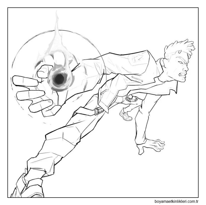 Valorant Agent Phoenix'i çiz