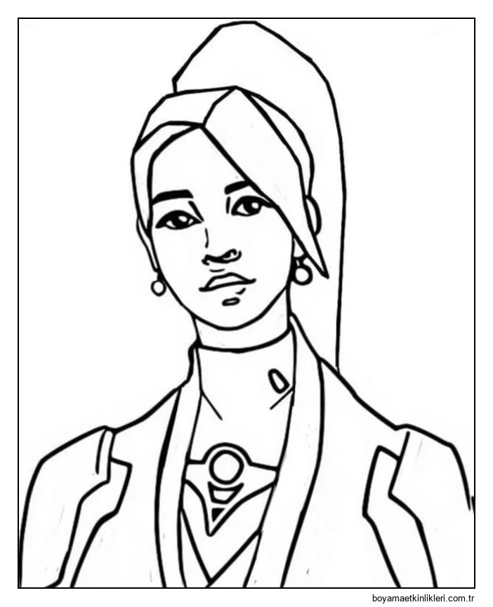 Valorant Agent Sage'i çiz