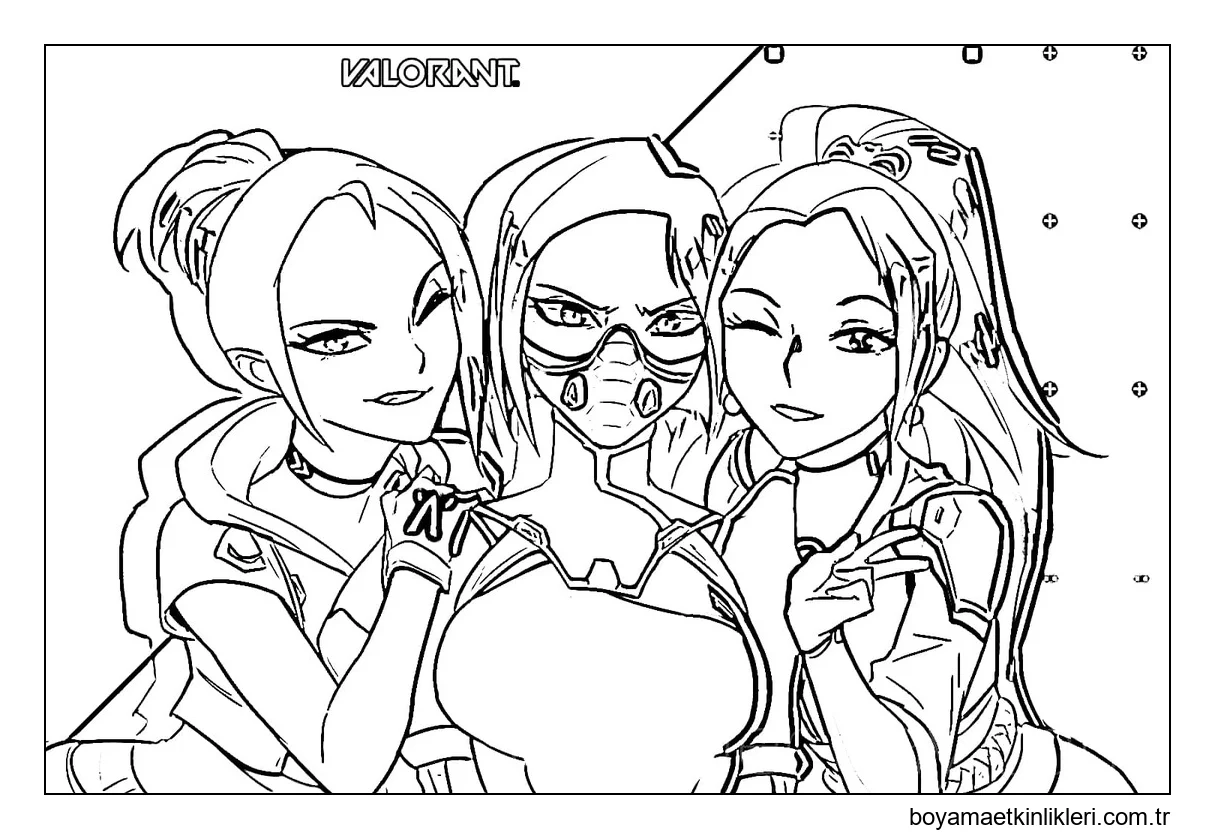 Valorant Ajanlarını Çiz