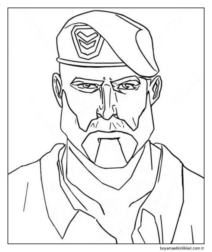 Valorant Brimstone'u çiz