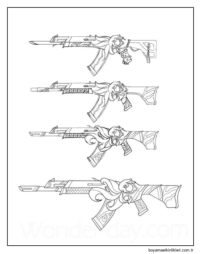 Valorant Silahlarını Çiz