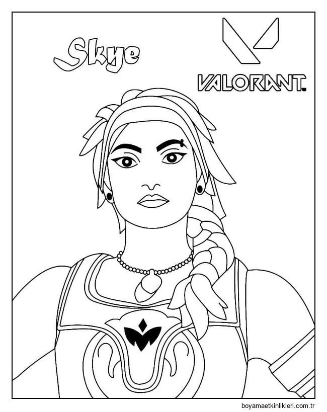 Valorant Skye'ı çiz