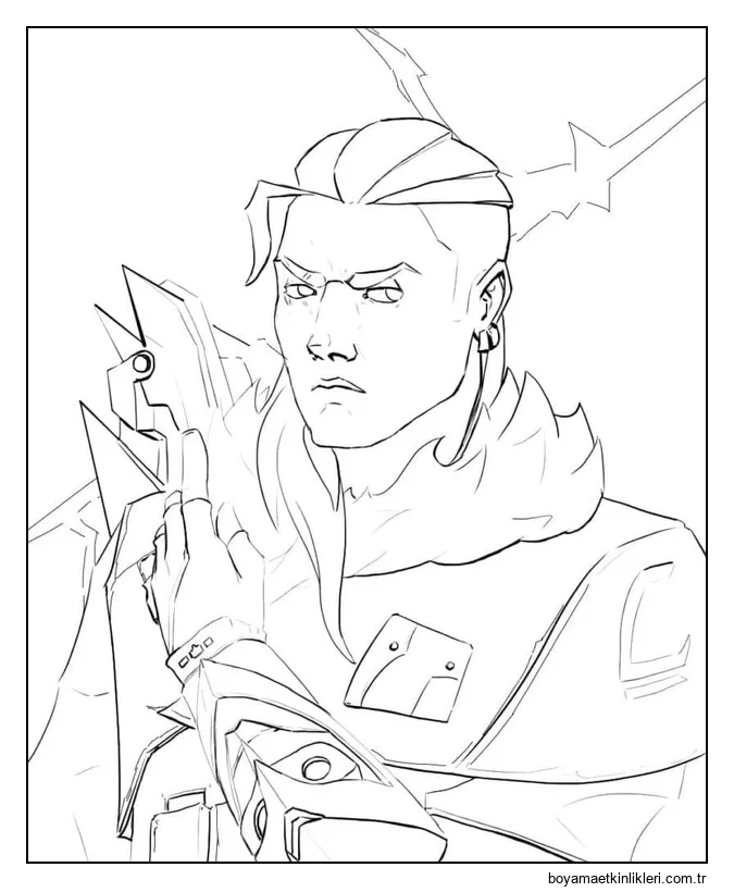 Valorant'ta Agent Sova'yı çizin