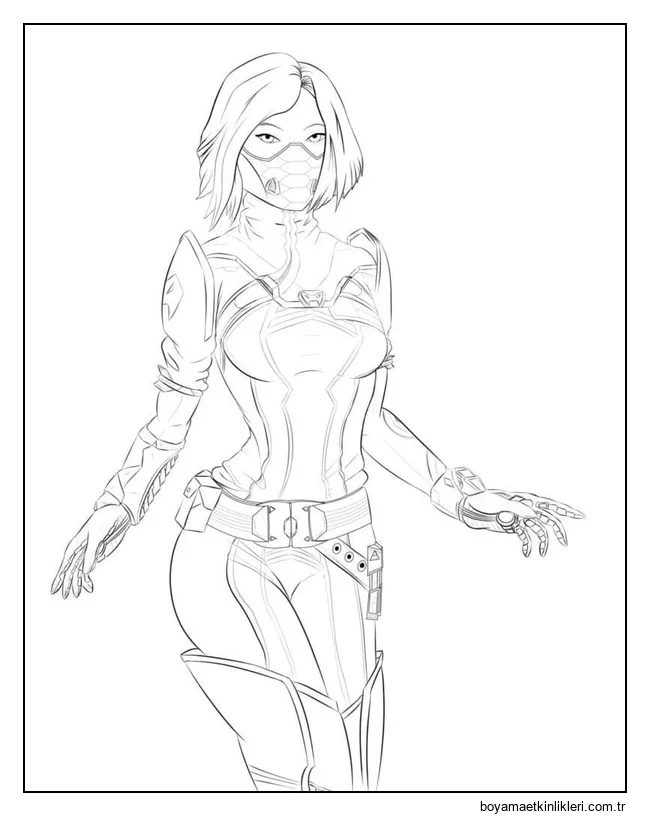 Valorant'ta Agent Viper'ı çizin