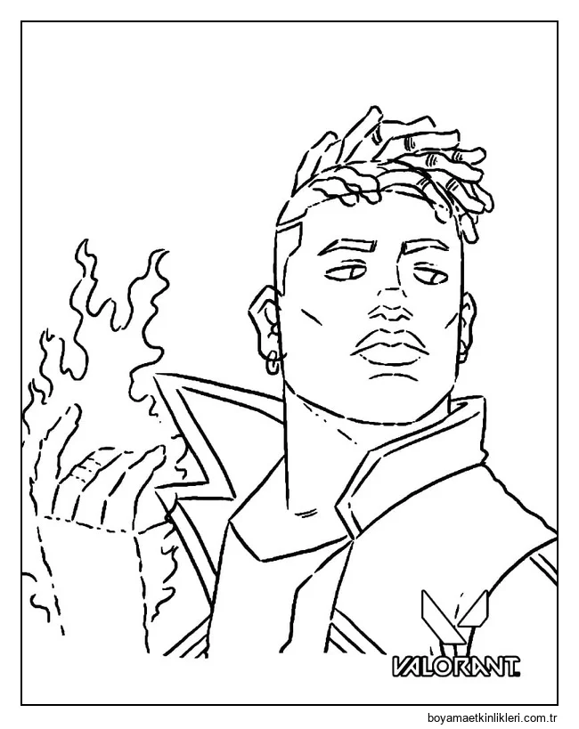 Valorant'ta Phoenix'i çizin
