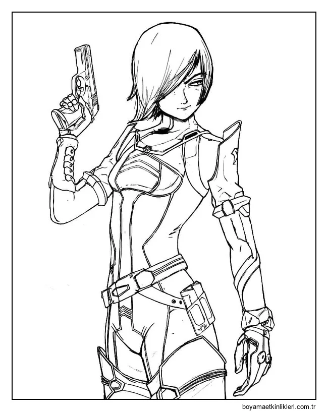 Valorant'ta Viper'ı çizin